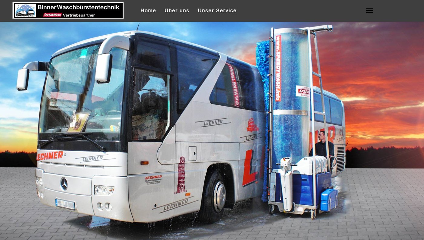 Website Binner Waschbürstentechnik